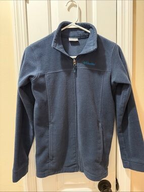 Columbia Kids Dark Blue Full-Zip Fleece Jacket